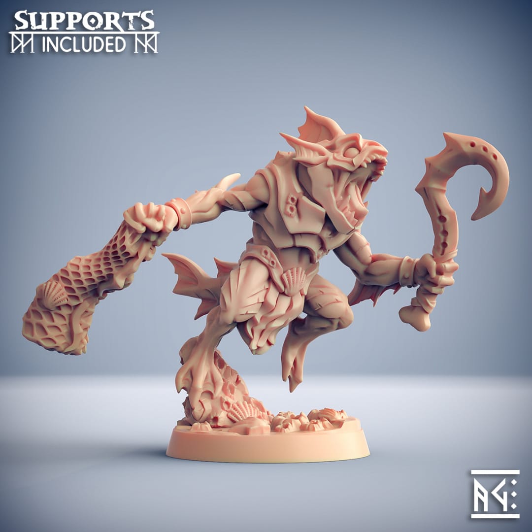 3D Printed Artisan Guild Death-Tide Jurakins Set Death-Tide Jurakin 28mm 32mm - 3D Printing Boss 