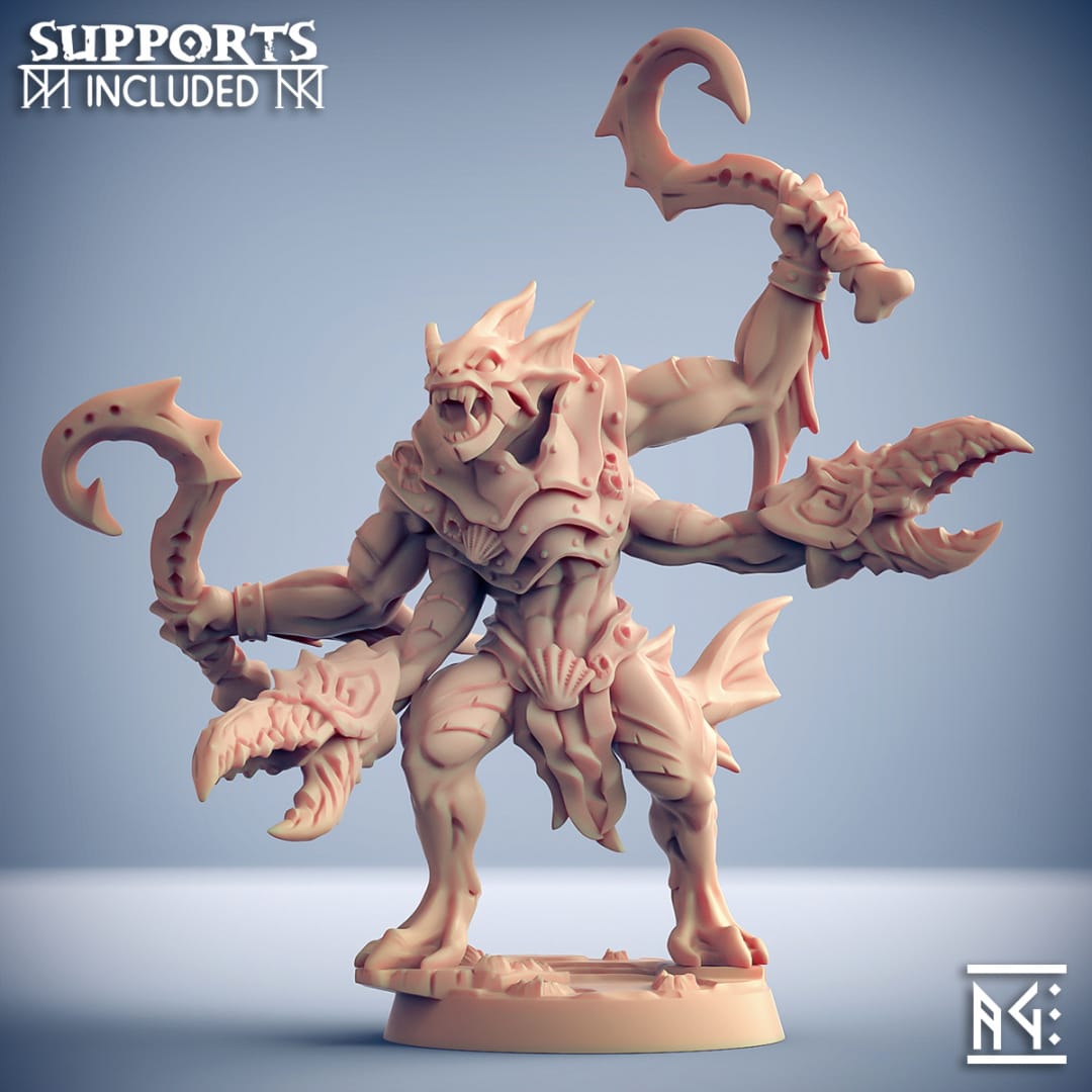 3D Printed Artisan Guild Death-Tide Jurakins Set Death-Tide Jurakin 28mm 32mm - 3D Printing Boss 