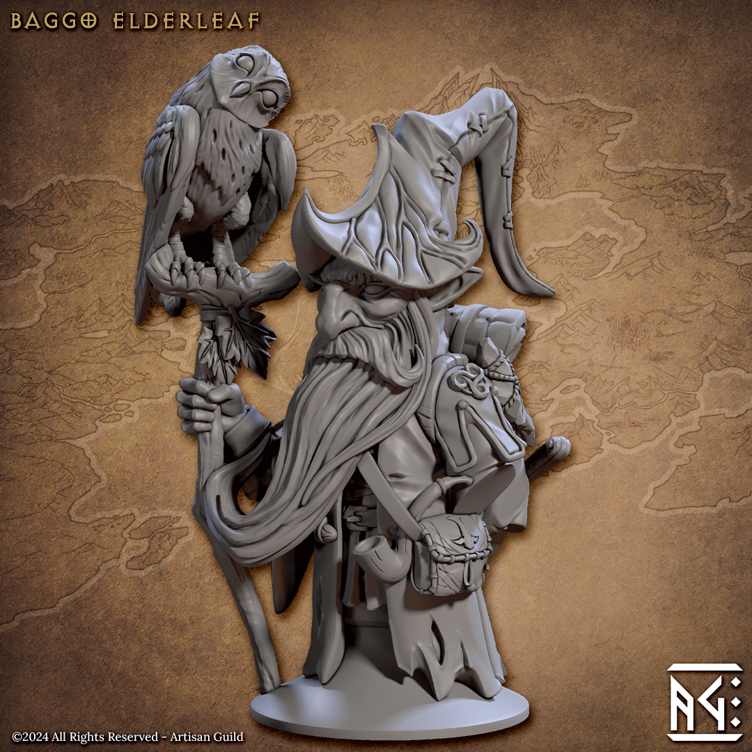 3D Printed Artisan Guild Deeproot Lurikeen Busts 28mm 32mm - 3D Printing Boss 