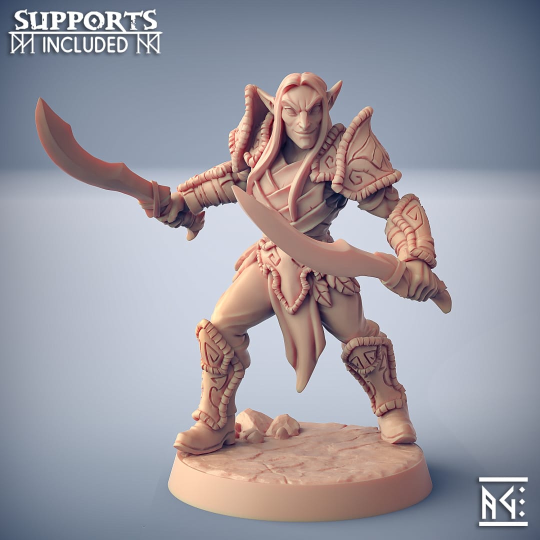 3D Printed Artisan Guild Deepwood Alfar Deepwood Alfar Set 28mm 32mm - 3D Printing Boss 