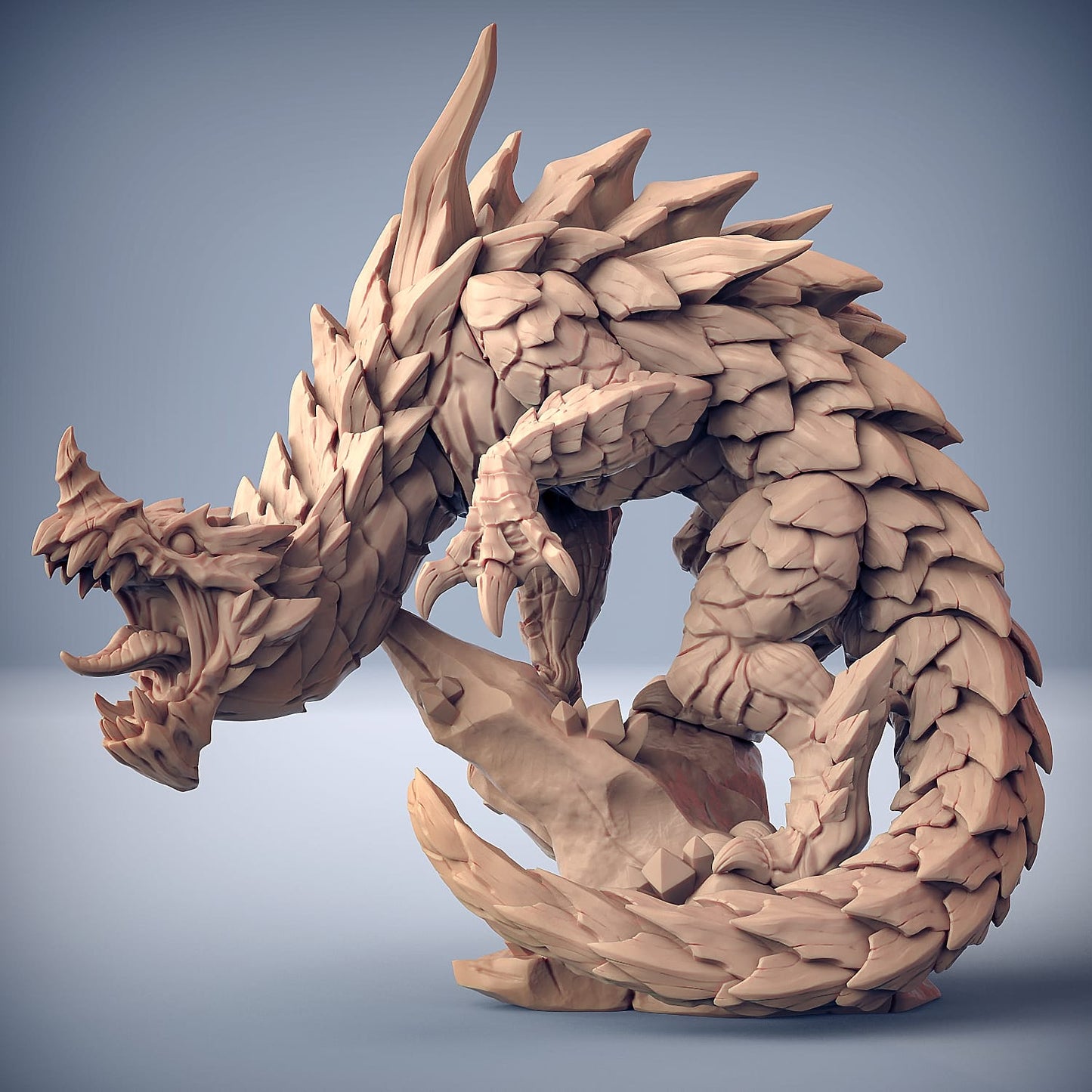 3D Printed Artisan Guild Depths Dragon Delani Epic Bosses 28mm 32mm - 3D Printing Boss 