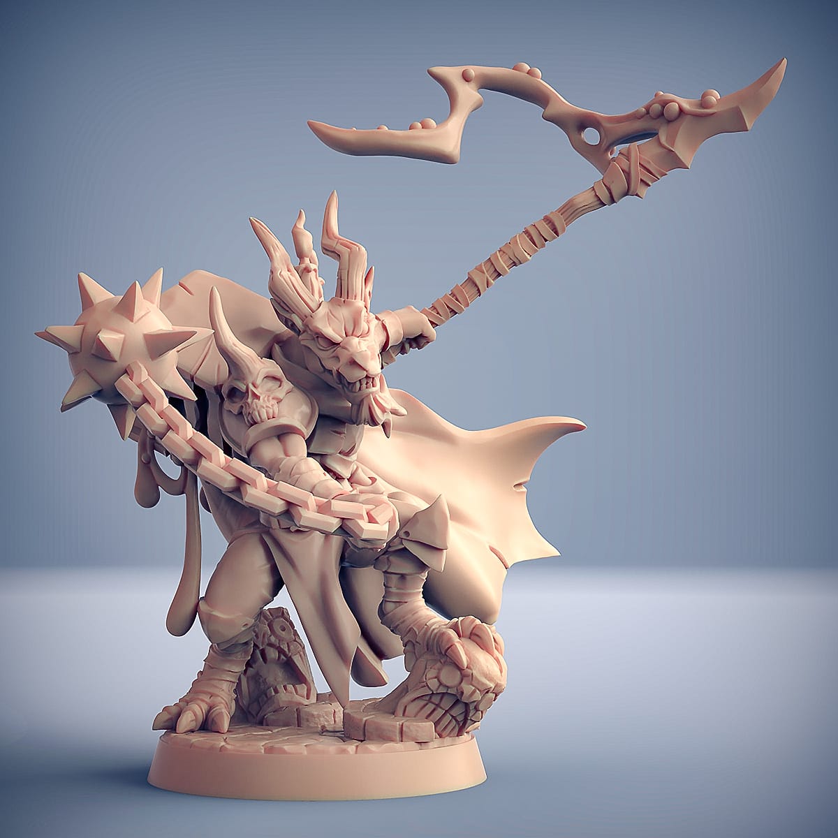 3D Printed Artisan Guild Doggoz the Cagemaster Plague Mine Kobolds 28mm 32mm - 3D Printing Boss 