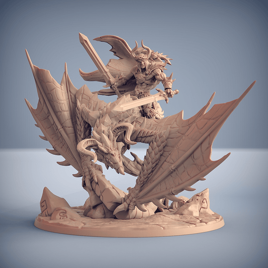 3D Printed Artisan Guild Dragonpeak Wyvern Dragonpeak Barbarians 28mm 32mm - 3D Printing Boss 