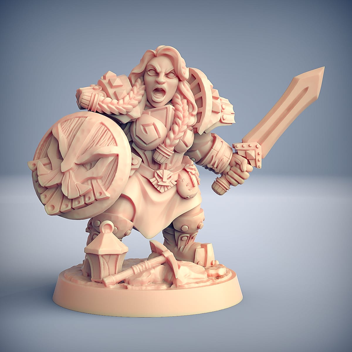 3D Printed Artisan Guild Dwarven Defenders Set (Modular) Dwarven Defenders Set 28mm 32mm - 3D Printing Boss 