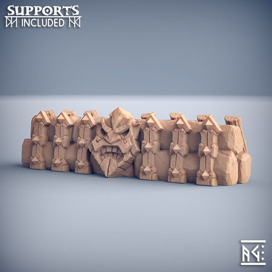 3D Printed Artisan Guild Dwarven Emplacement Dwarven Oathbreakers 28mm 32mm - 3D Printing Boss 