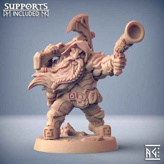 3D Printed Artisan Guild Dwarven Oathbreaker Dwarven Oathbreakers 28mm 32mm - 3D Printing Boss 