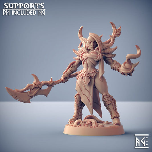 3D Printed Artisan Guild Endelshar Oakrage Deepwood Alfar Set 28mm 32mm - 3D Printing Boss 
