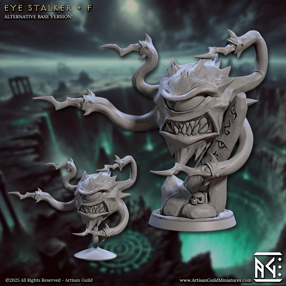 3D Printed Artisan Guild Eye Stalkers Descent into the Hive of the All Seeing 28mm 32mm - 3D Printing Boss 