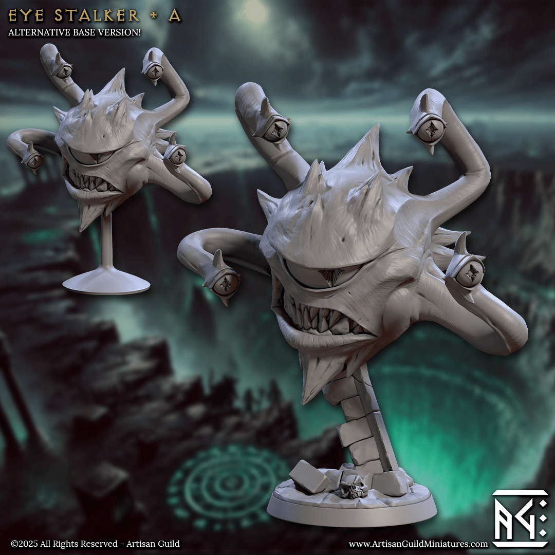3D Printed Artisan Guild Eye Stalkers Descent into the Hive of the All Seeing 28mm 32mm - 3D Printing Boss 