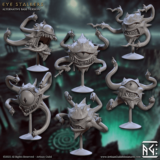 3D Printed Artisan Guild Eye Stalkers Descent into the Hive of the All Seeing 28mm 32mm - 3D Printing Boss 