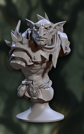 3D Printed Artisan Guild Faldorn Hobgoblin Bust Set 28mm 32mm - 3D Printing Boss 