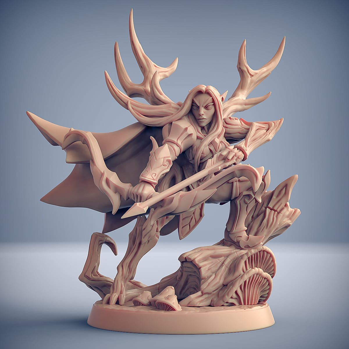 3D Printed Artisan Guild Feralia the Stag Sylvan Knights 28mm 32mm - 3D Printing Boss 