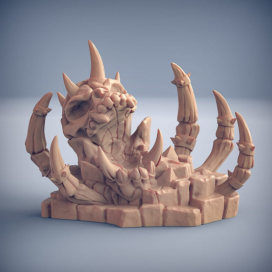 3D Printed Artisan Guild Frostdoom Shrine Frostmetal Clan 28mm 32mm - 3D Printing Boss 