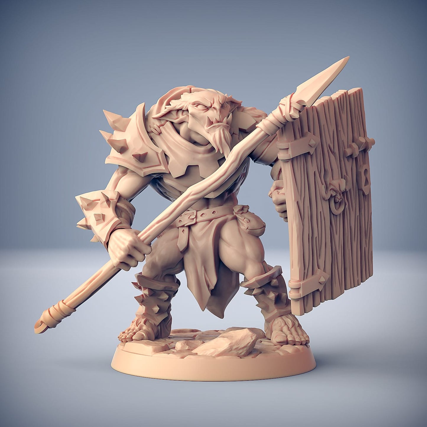 3D Printed Artisan Guild Great Goblin Thugs Set 28mm 32mm - 3D Printing Boss 