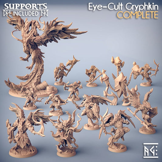 3D Printed Artisan Guild Gufaar The Librarian Eye Cult Gryphkin 28mm 32mm - 3D Printing Boss 