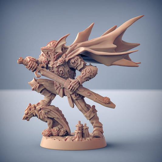 3D Printed Artisan Guild Harguul Blade of the Roses Oldburg Fallen Ones 28mm 32mm - 3D Printing Boss 