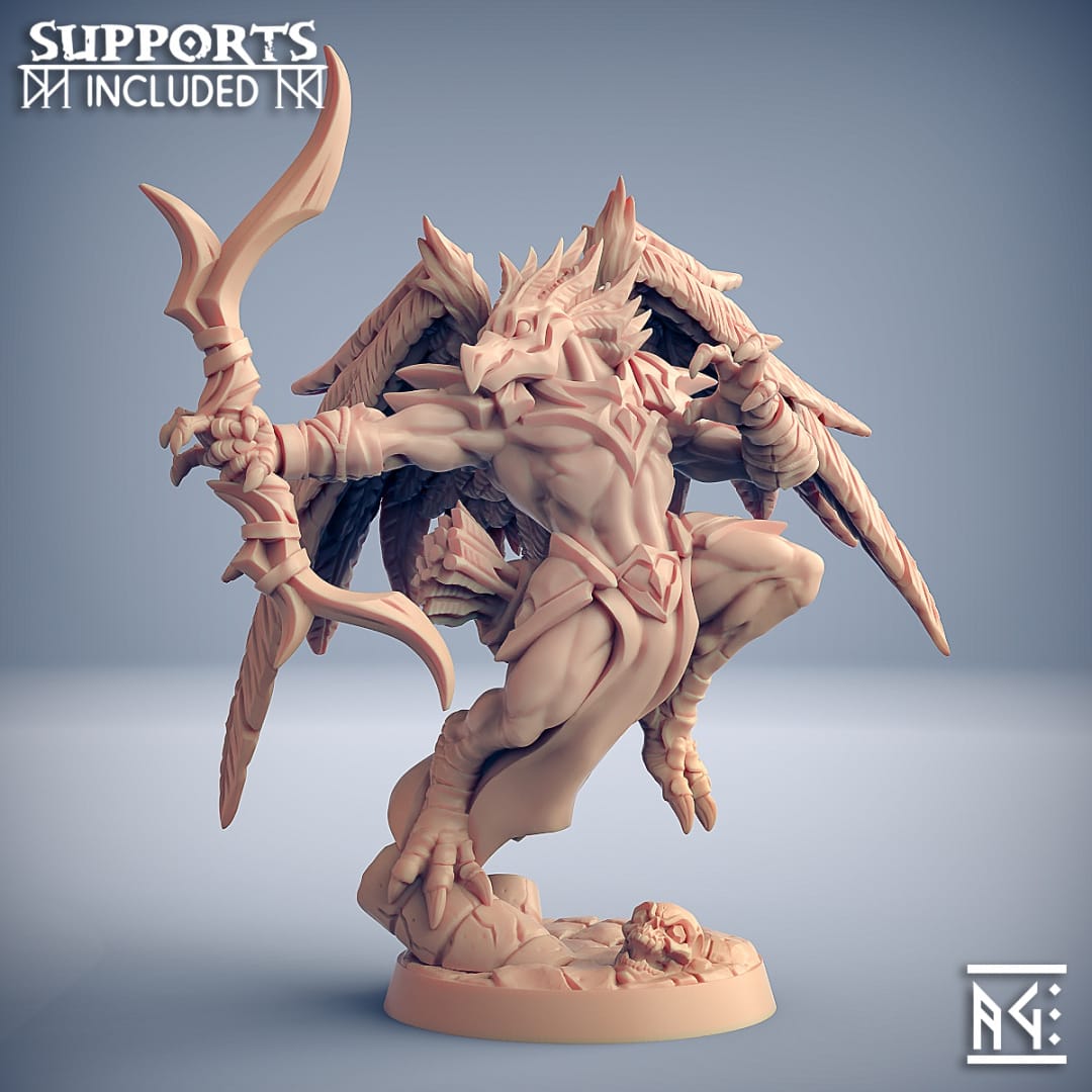 3D Printed Artisan Guild High Griphkins Set Eye Cult Flying Gryphkin 28mm 32mm - 3D Printing Boss 