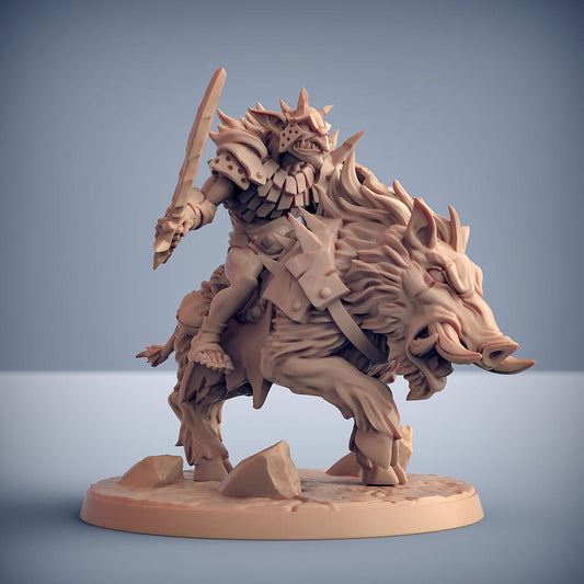 3D Printed Artisan Guild Hobgoblin Razorbeast Riders Blackrazor Hobgoblins 28mm 32mm - 3D Printing Boss 