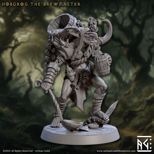 3D Printed Artisan Guild Hobgrog the Brewmaster Faldorn Hobgoblin Set 28mm 32mm - 3D Printing Boss 