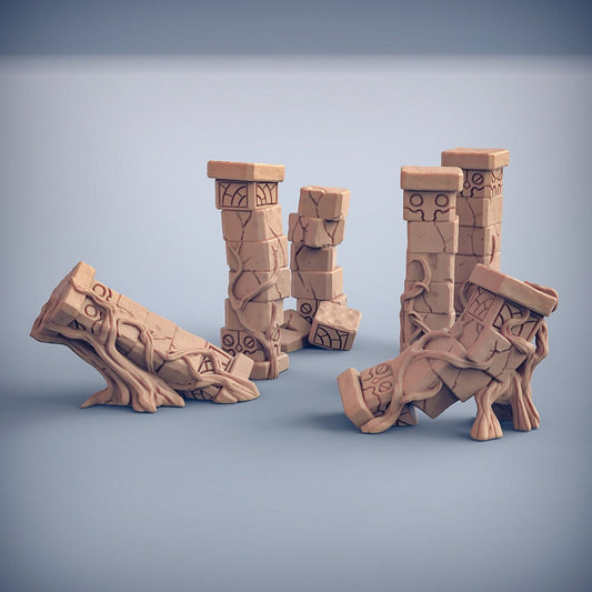 3D Printed Artisan Guild Holmuran Temple Ruins Swamp Gurunda 28mm 32mm - 3D Printing Boss 