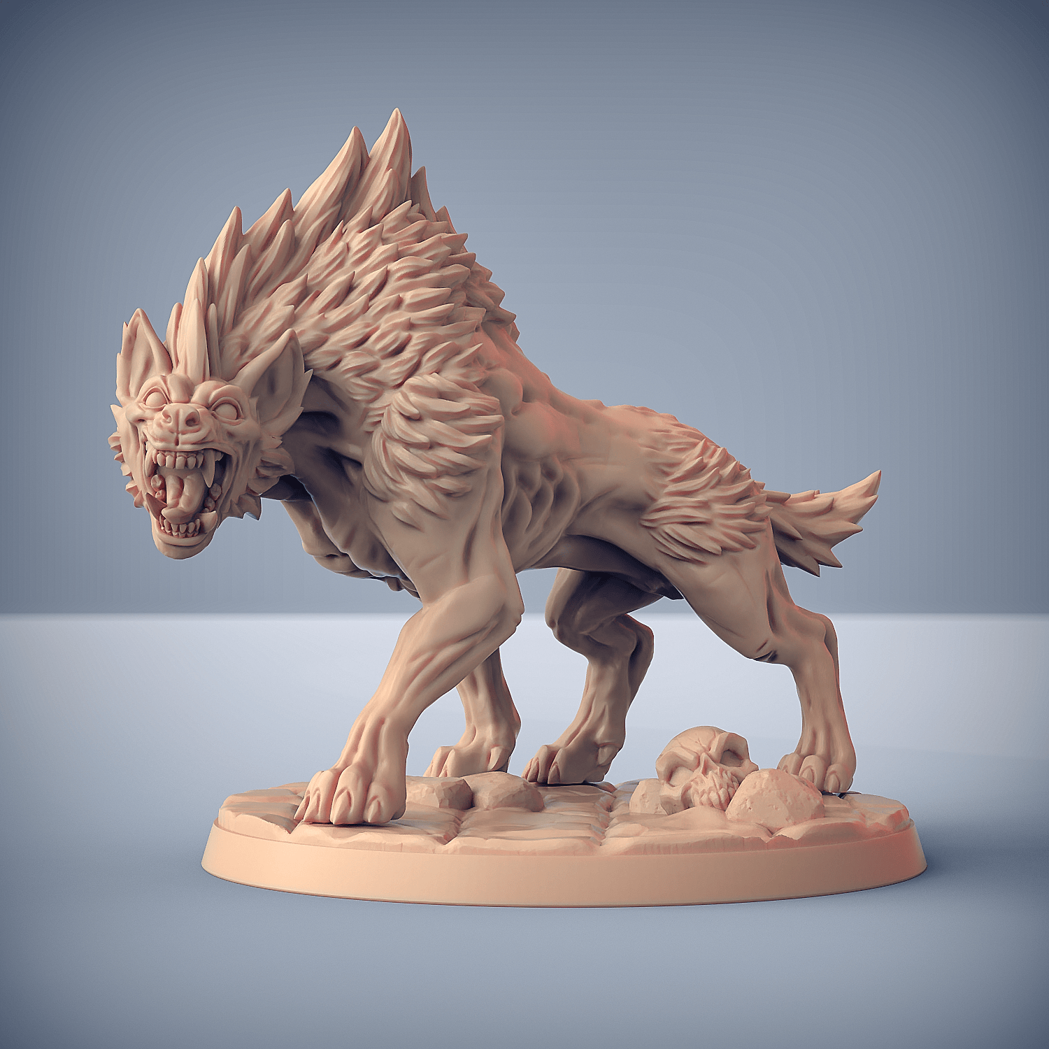 3D Printed Artisan Guild Hyenafiend Riders Bonegnasher Gnolls 28mm 32mm - 3D Printing Boss 