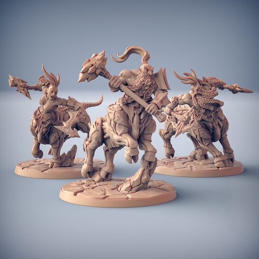 3D Printed Artisan Guild Kalkotaurs Dumlok Flameseekers 28mm 32mm - 3D Printing Boss 
