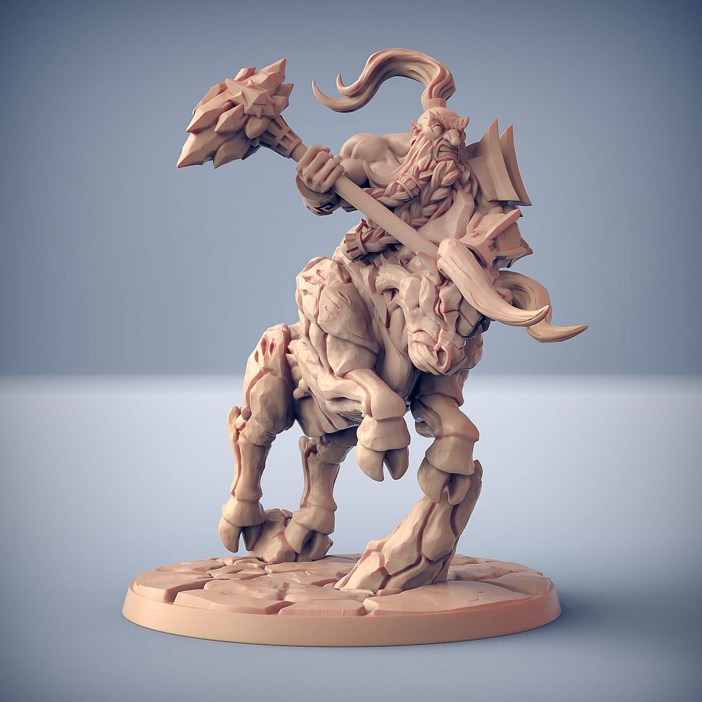 3D Printed Artisan Guild Kalkotaurs Dumlok Flameseekers 28mm 32mm - 3D Printing Boss 