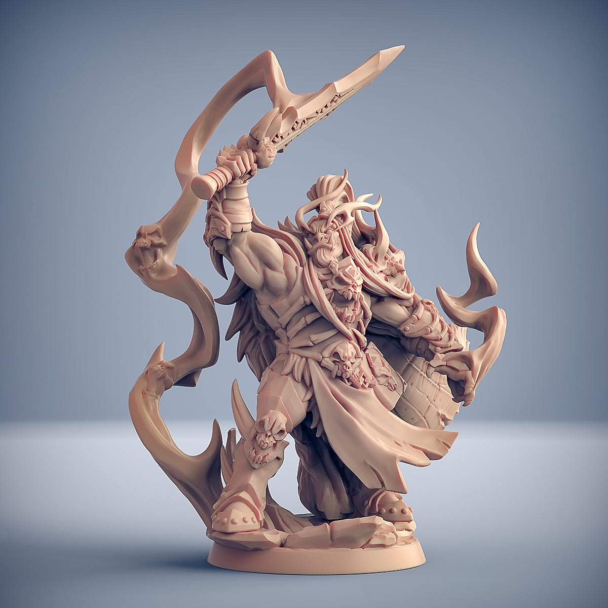 3D Printed Artisan Guild Kentargh Grotar Frostmetal Clan 28mm 32mm - 3D Printing Boss 
