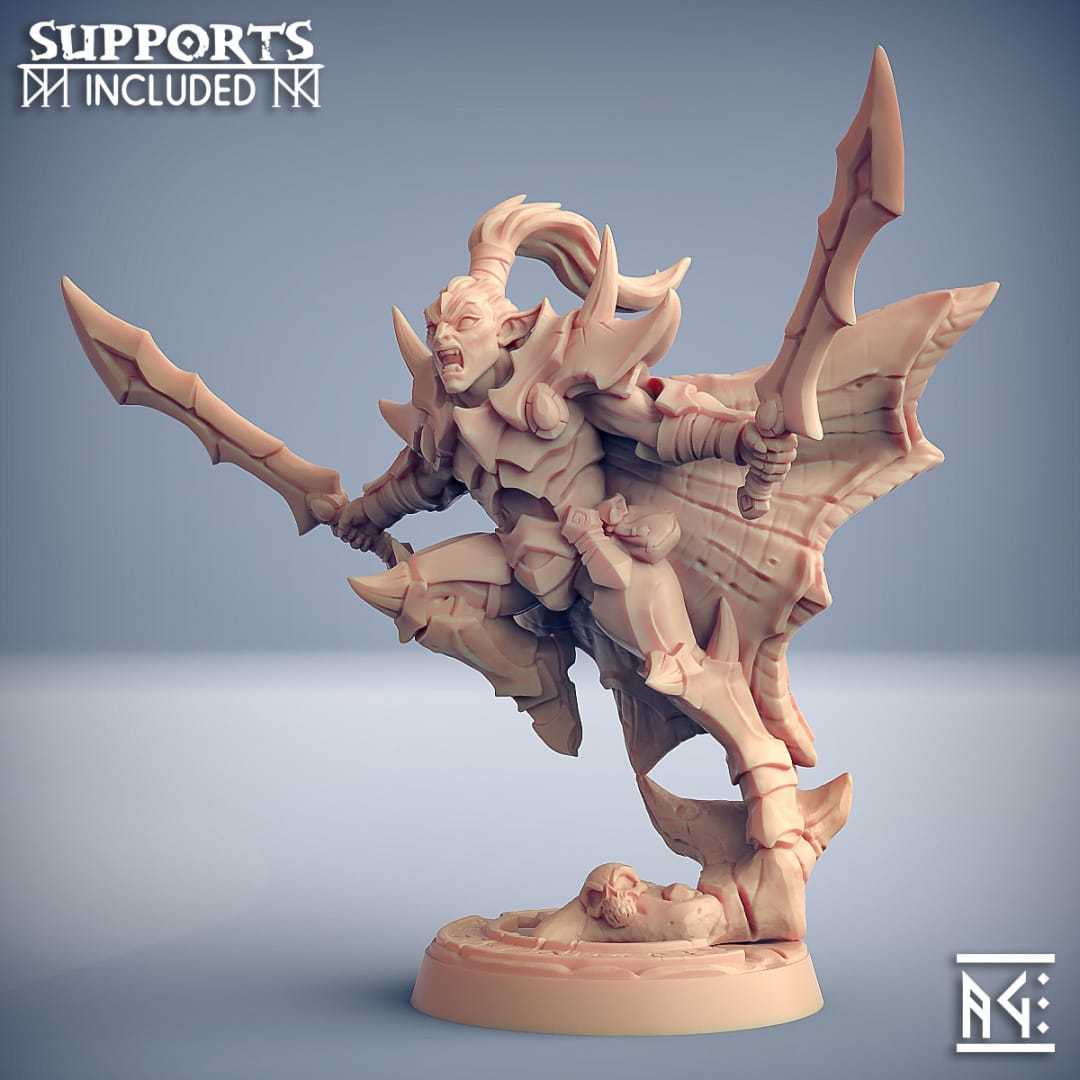 3D Printed Artisan Guild Khaladas Soulsplitter Ashen Alfar Inquisitors 28mm 32mm - 3D Printing Boss 