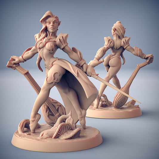 3D Printed Artisan Guild Kilia the Ballet Queen Sylvan Pinup Sylvan Knights 28mm 32mm - 3D Printing Boss 