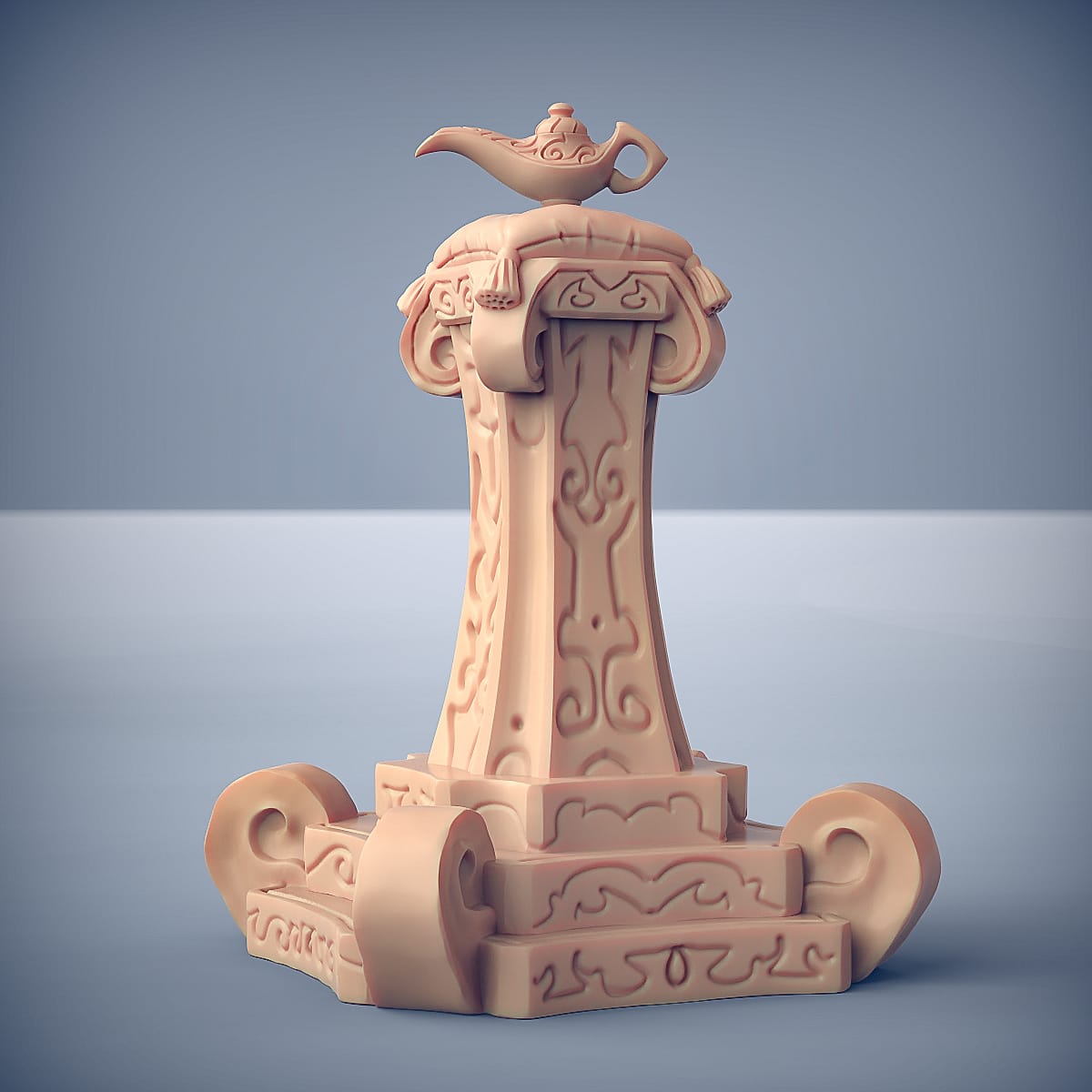 3D Printed Artisan Guild Magic Lamp Altar Rakshakin Headhunters 28mm 32mm - 3D Printing Boss 