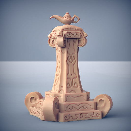 3D Printed Artisan Guild Magic Lamp Altar Rakshakin Headhunters 28mm 32mm - 3D Printing Boss 