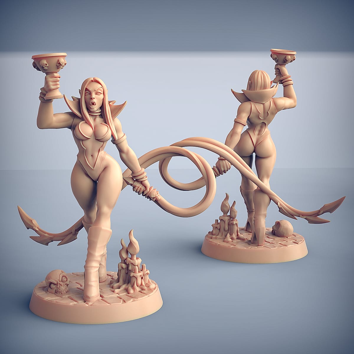 3D Printed Artisan Guild Maligna Vampire Beauty Soulless Vampires Set 28mm 32mm - 3D Printing Boss 