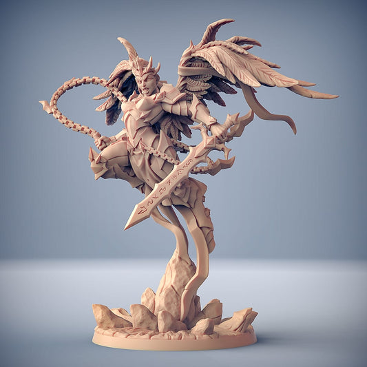 3D Printed Artisan Guild Malkaya the Fallen Epic Bosses 28mm 32mm - 3D Printing Boss 