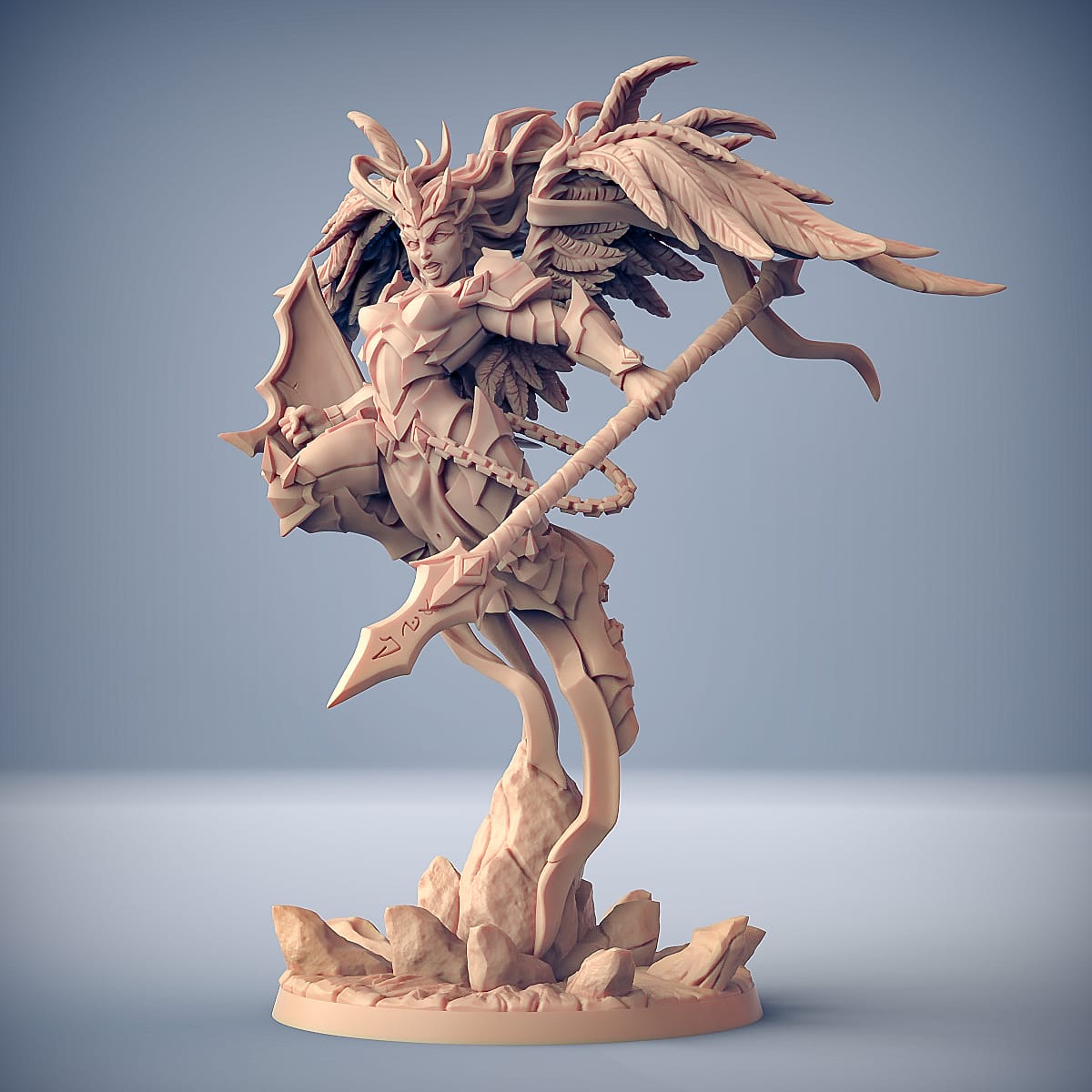 3D Printed Artisan Guild Malkaya the Fallen Epic Bosses 28mm 32mm - 3D Printing Boss 