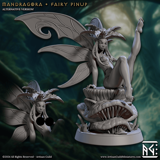 3D Printed Artisan Guild Mandragora Fairy Pinup Barkwraith Spriggans Set 28mm 32mm - 3D Printing Boss 