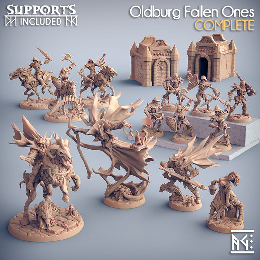 3D Printed Artisan Guild Mausoleum Terrain Oldburg Fallen Ones 28mm 32mm - 3D Printing Boss 