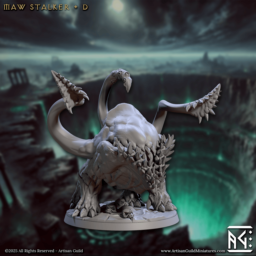 3D Printed Artisan Guild Maw Stalkers Descent into the Hive of the All Seeing 28mm 32mm - 3D Printing Boss 