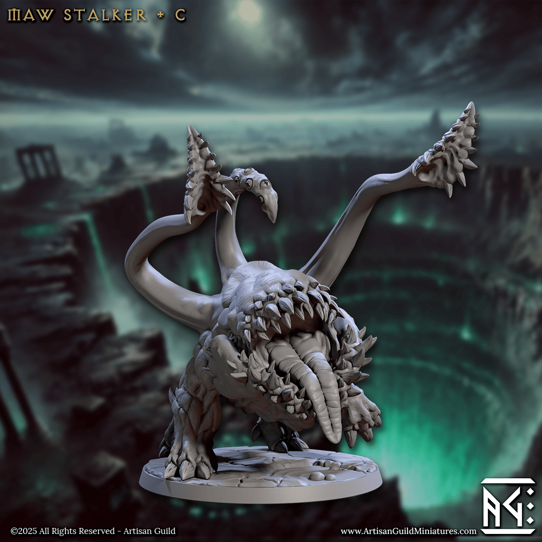 3D Printed Artisan Guild Maw Stalkers Descent into the Hive of the All Seeing 28mm 32mm - 3D Printing Boss 