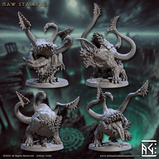 3D Printed Artisan Guild Maw Stalkers Descent into the Hive of the All Seeing 28mm 32mm - 3D Printing Boss 