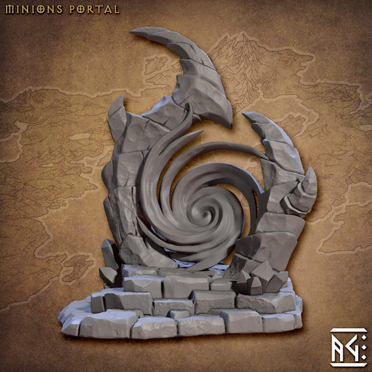 3D Printed Artisan Guild Minion Portal Abyss Demons Set 28mm 32mm - 3D Printing Boss 