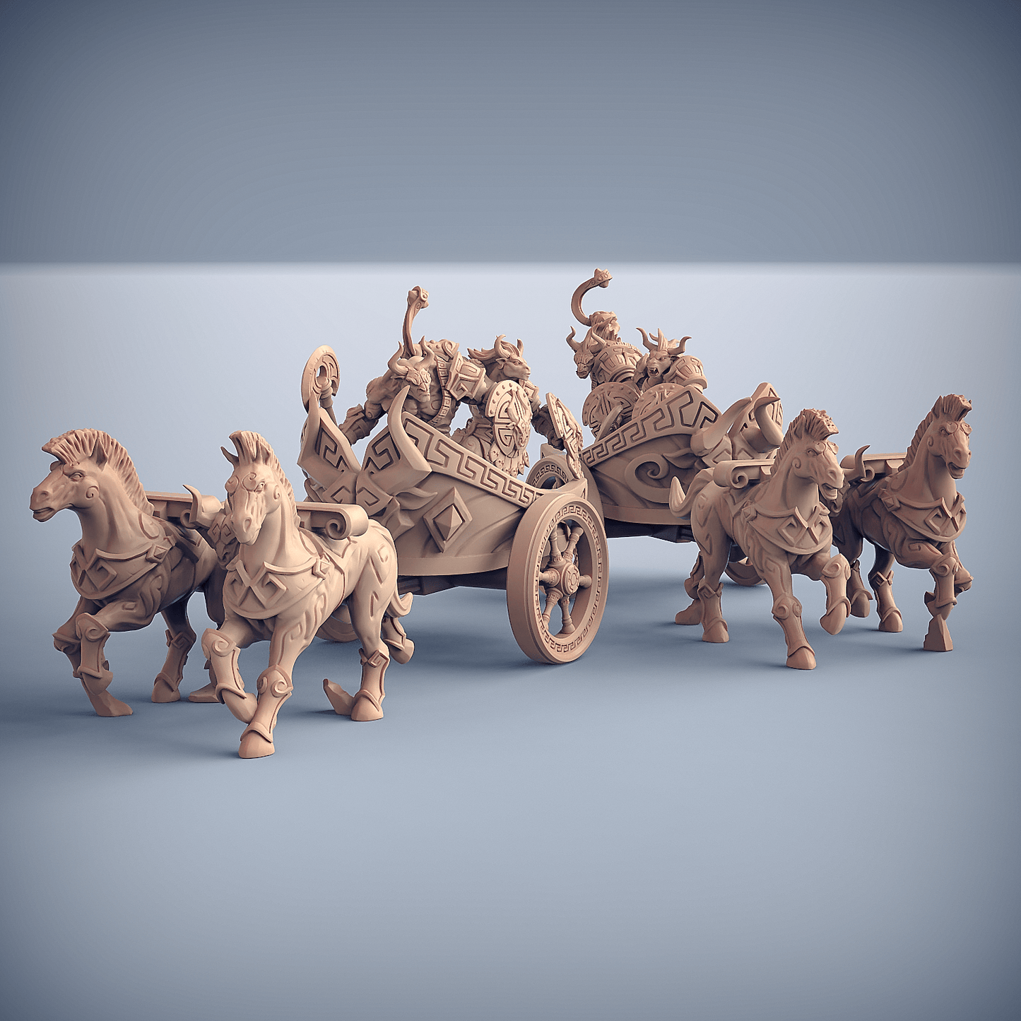 3D Printed Artisan Guild Minoc Chariots Order of the Labyrinth 28mm 32mm - 3D Printing Boss 