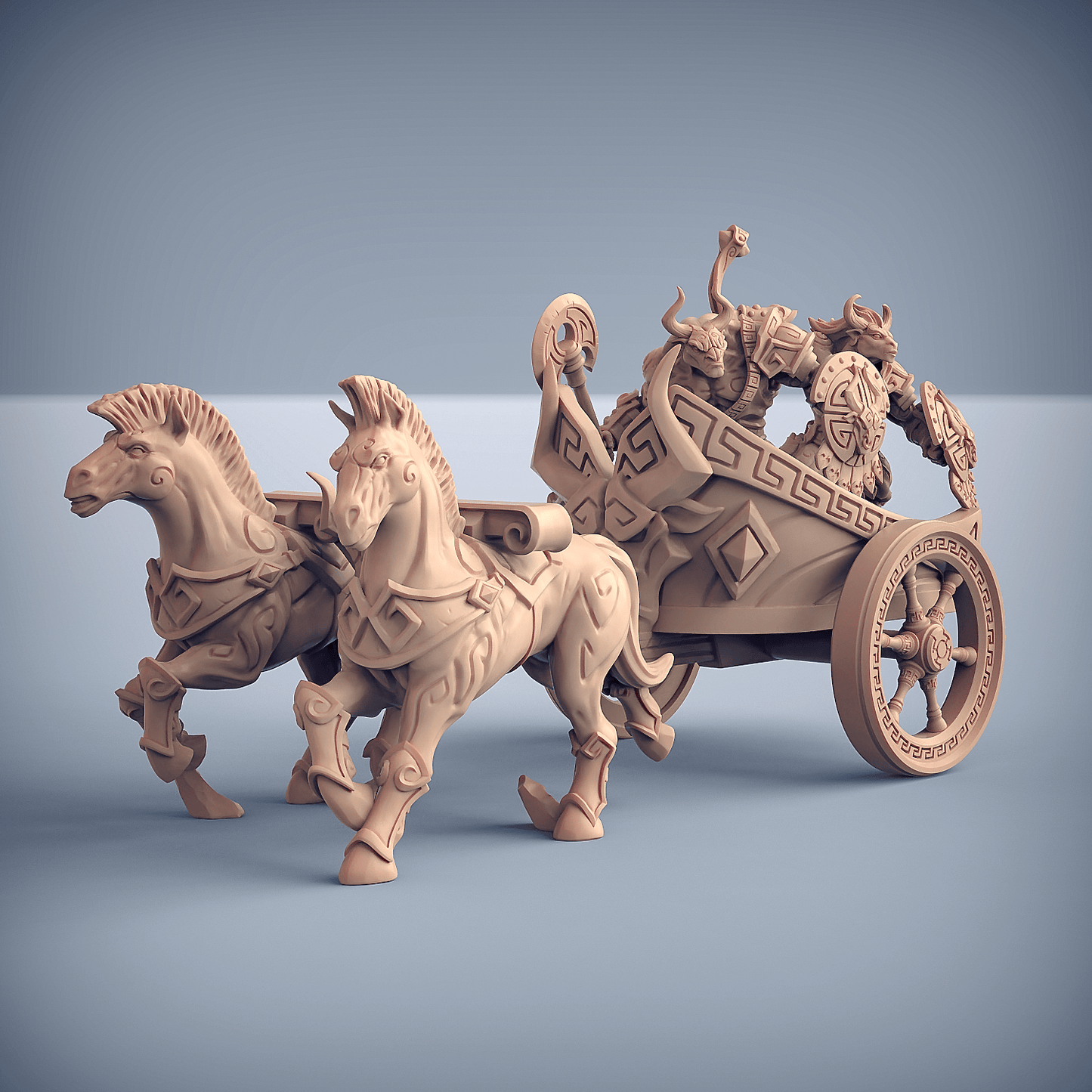 3D Printed Artisan Guild Minoc Chariots Order of the Labyrinth 28mm 32mm - 3D Printing Boss 