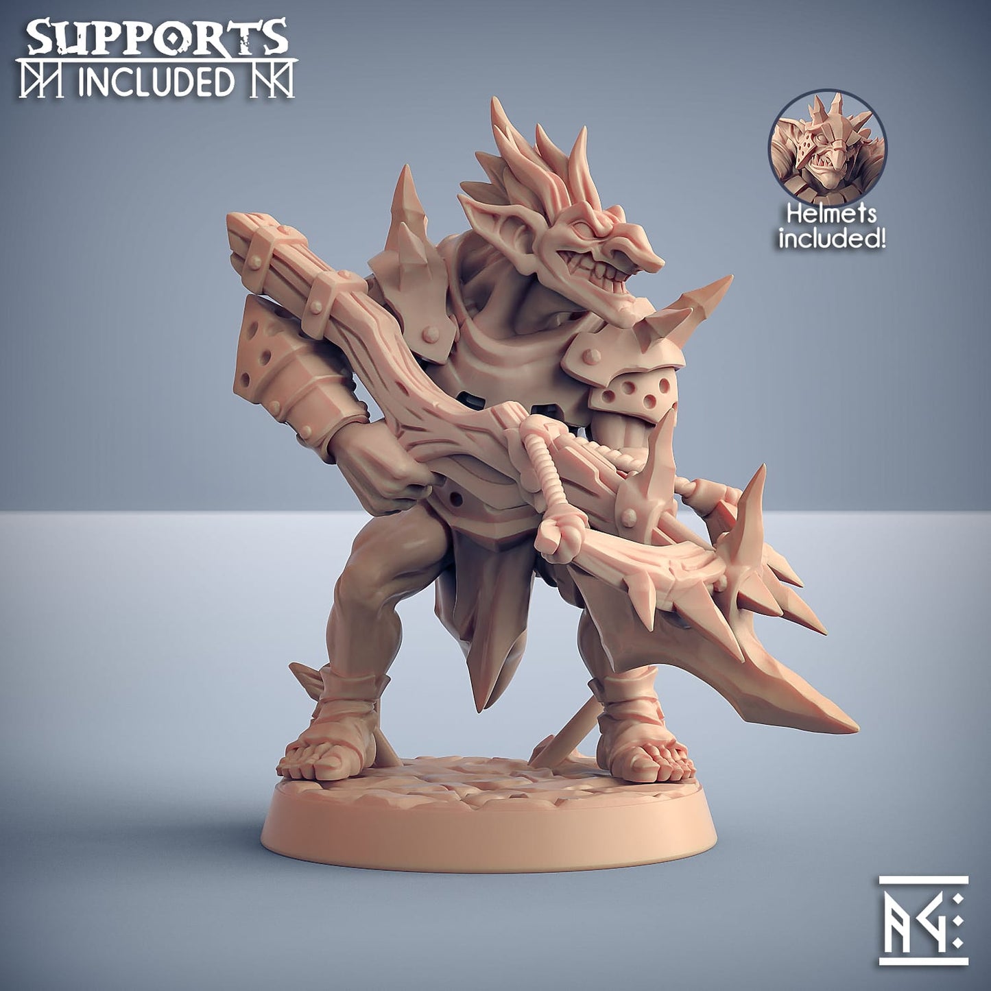3D Printed Artisan Guild Modular Blackrazor Hobgoblins Blackrazor Hobgoblins 28mm 32mm - 3D Printing Boss 