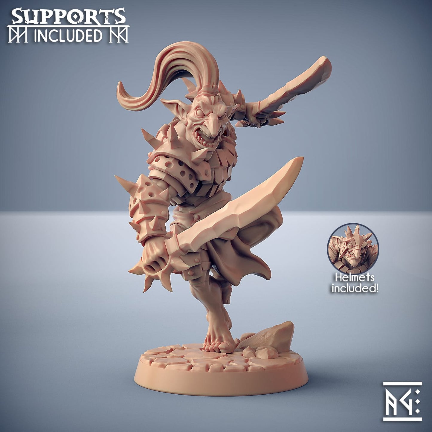 3D Printed Artisan Guild Modular Blackrazor Hobgoblins Blackrazor Hobgoblins 28mm 32mm - 3D Printing Boss 