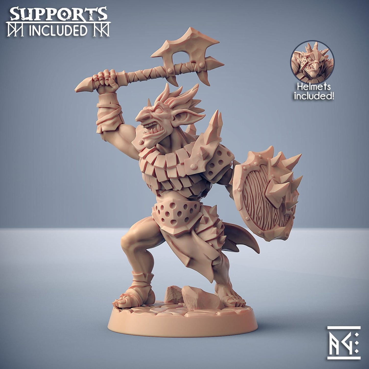 3D Printed Artisan Guild Modular Blackrazor Hobgoblins Blackrazor Hobgoblins 28mm 32mm - 3D Printing Boss 