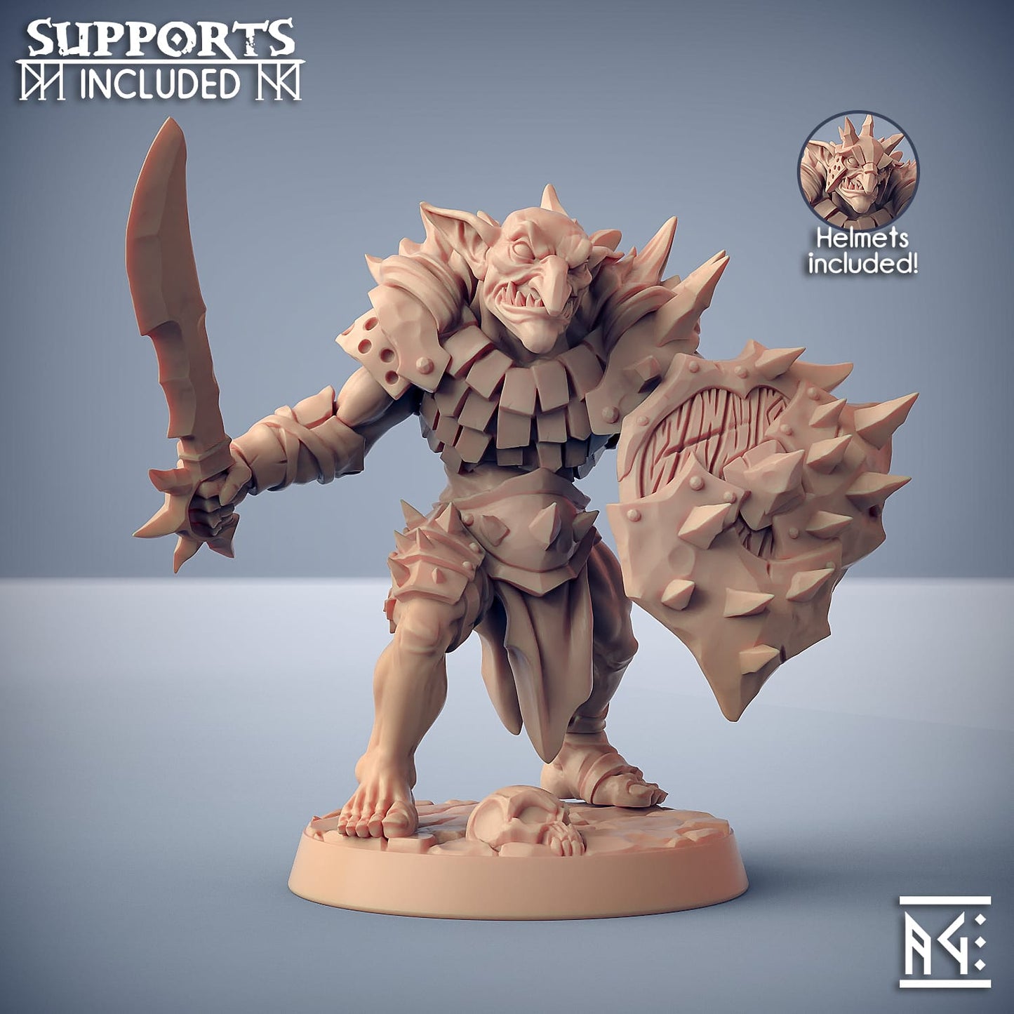 3D Printed Artisan Guild Modular Blackrazor Hobgoblins Blackrazor Hobgoblins 28mm 32mm - 3D Printing Boss 