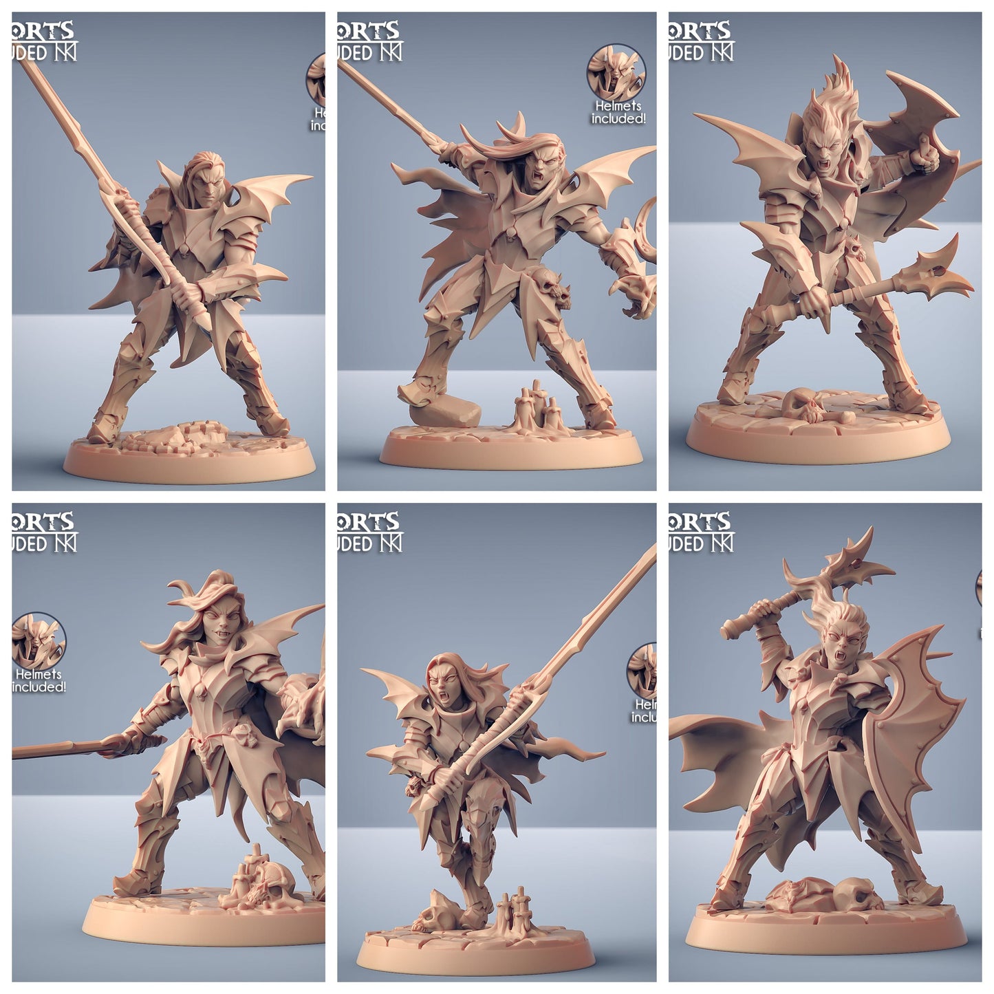 3D Printed Artisan Guild Modular Bloodhunt Knights The Bloodhunt 28mm 32mm - 3D Printing Boss 