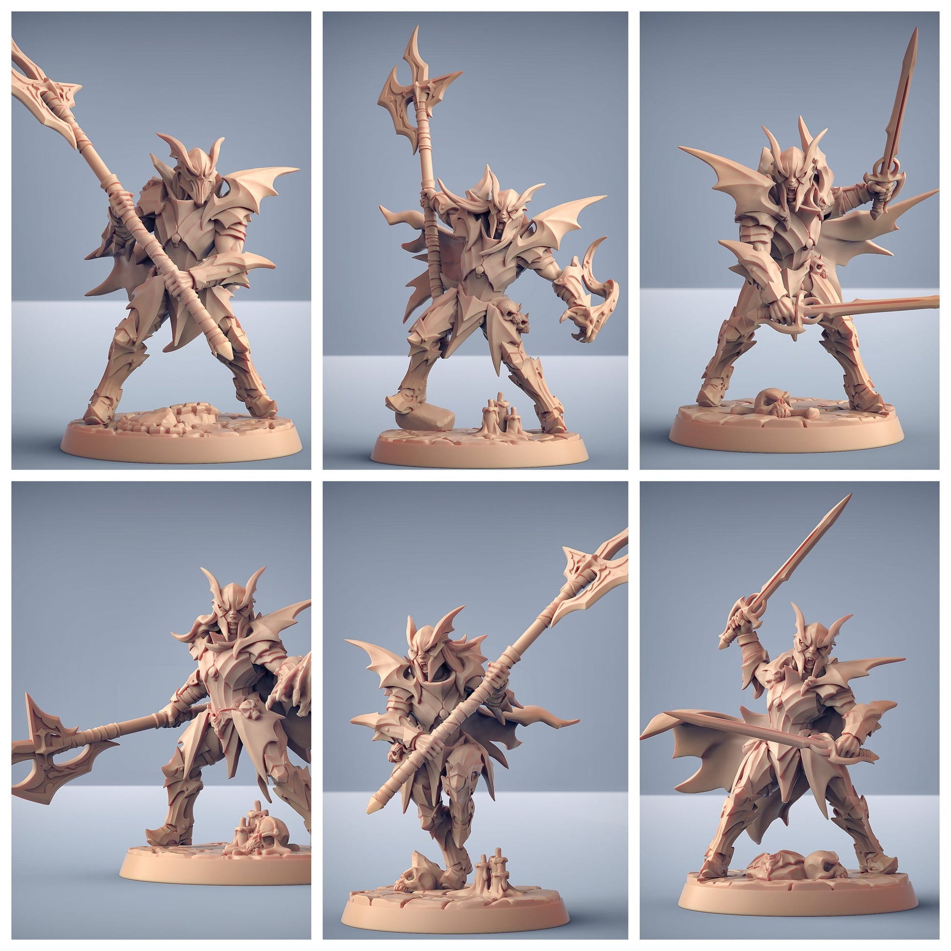 3D Printed Artisan Guild Modular Bloodhunt Knights The Bloodhunt 28mm 32mm - 3D Printing Boss 