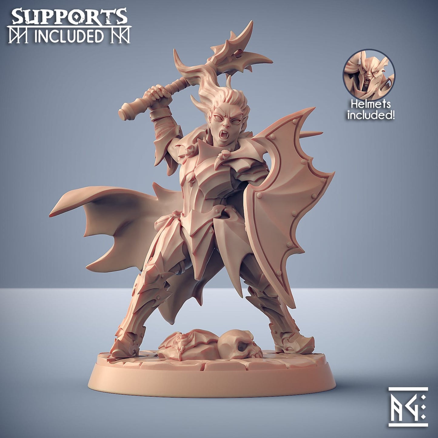 3D Printed Artisan Guild Modular Bloodhunt Knights The Bloodhunt 28mm 32mm - 3D Printing Boss 